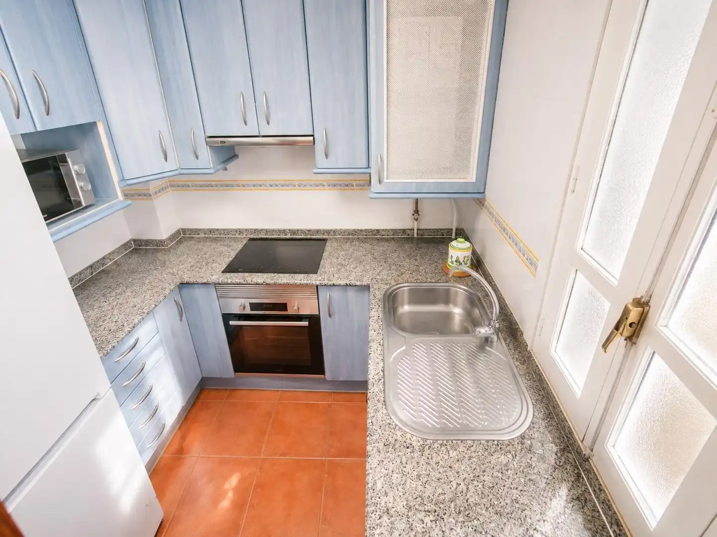 Küche von Wohnung zur Miete in Madrid mit Heizung, Möbliert und Balkon