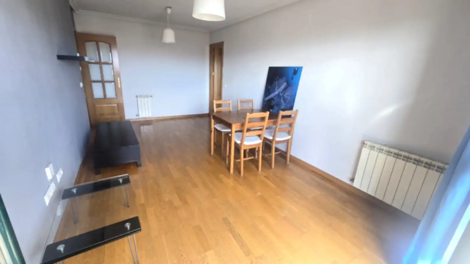 Dining room of Flat for sale in Ávila  with Heating, Parquet flooring and Terrace