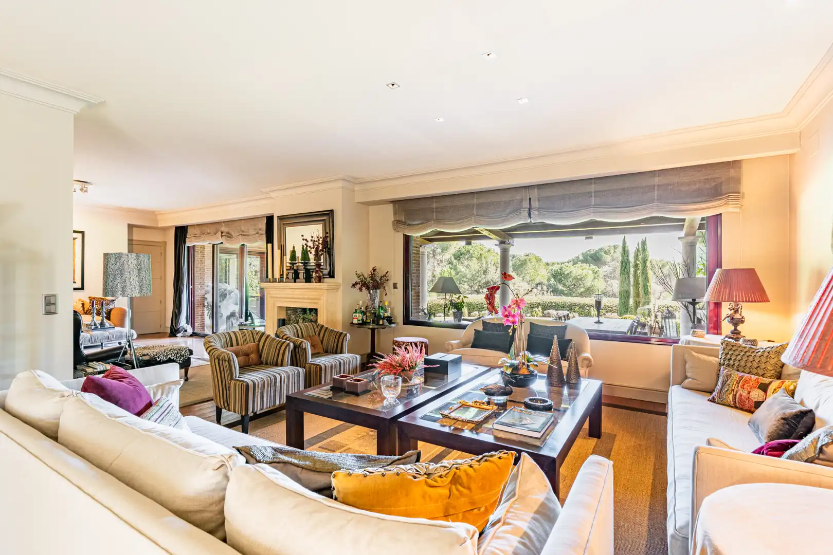 Sala de estar de Casa o chalet en venta en Majadahonda con Aire acondicionado, Calefacción y Jardín privado