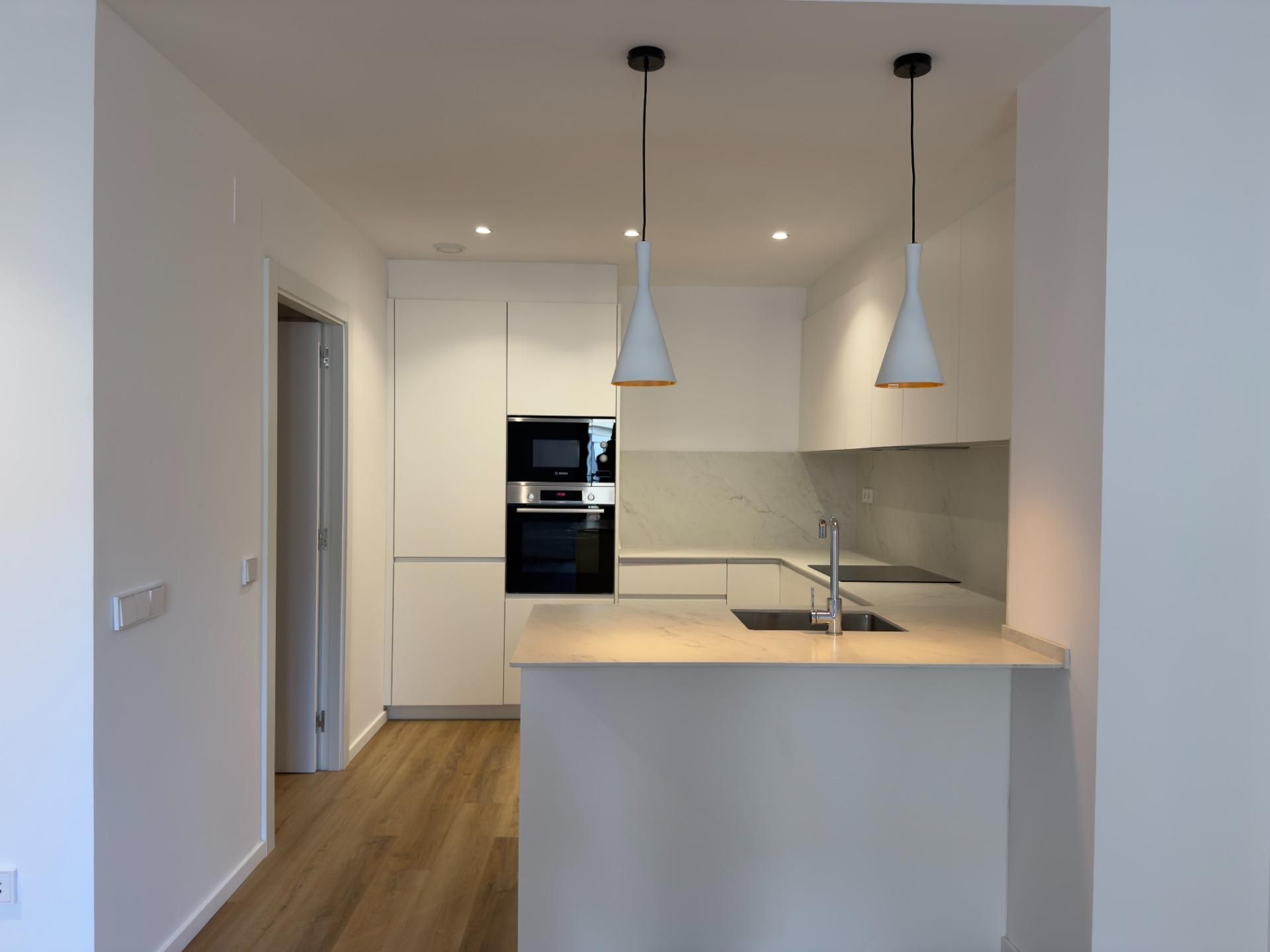 Kitchen of Flat to rent in Montgat  with Heating, Parquet flooring and Terrace