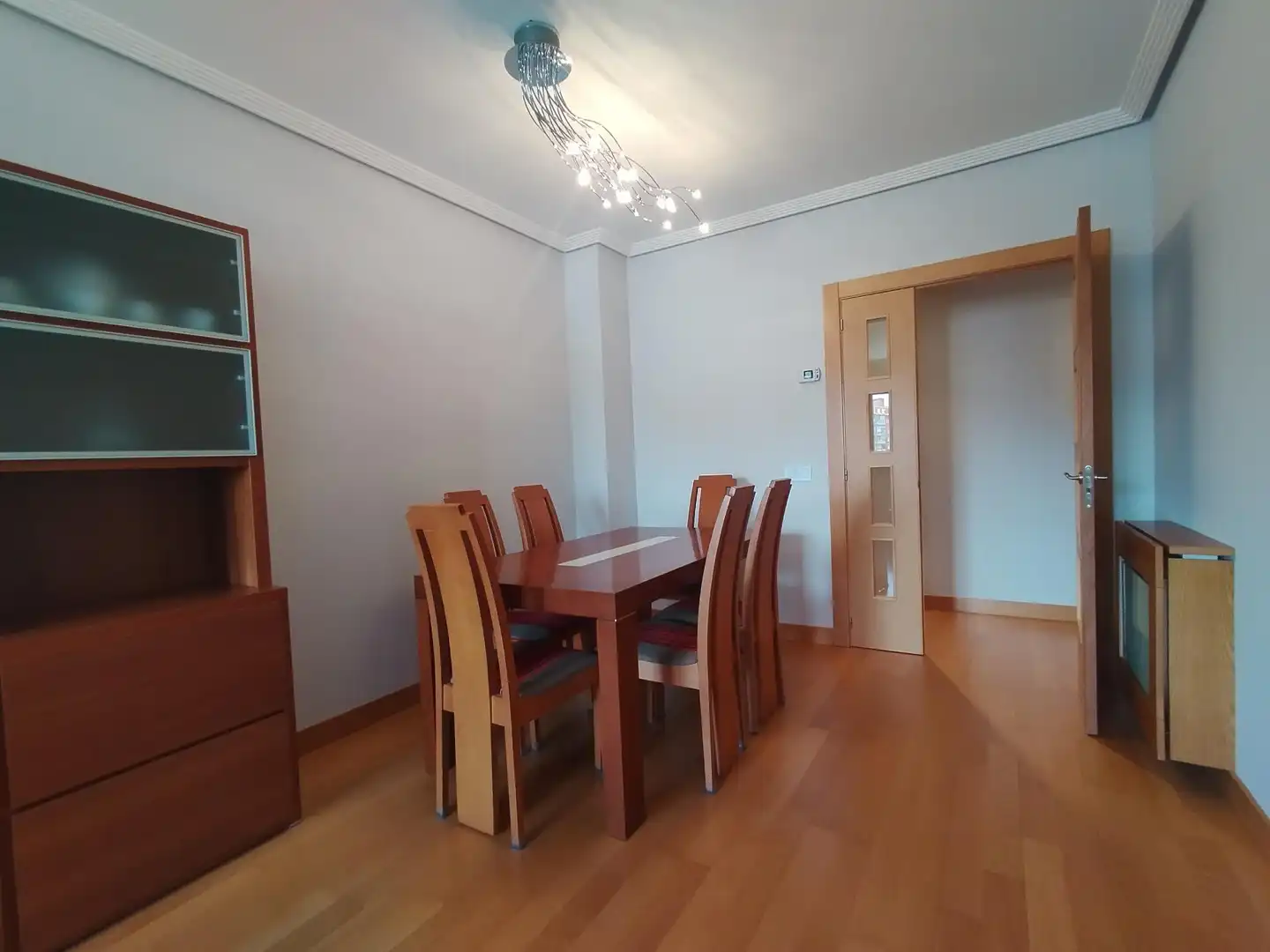 Comedor de Piso de alquiler en Valladolid con Calefacción, Parquet y Amueblado
