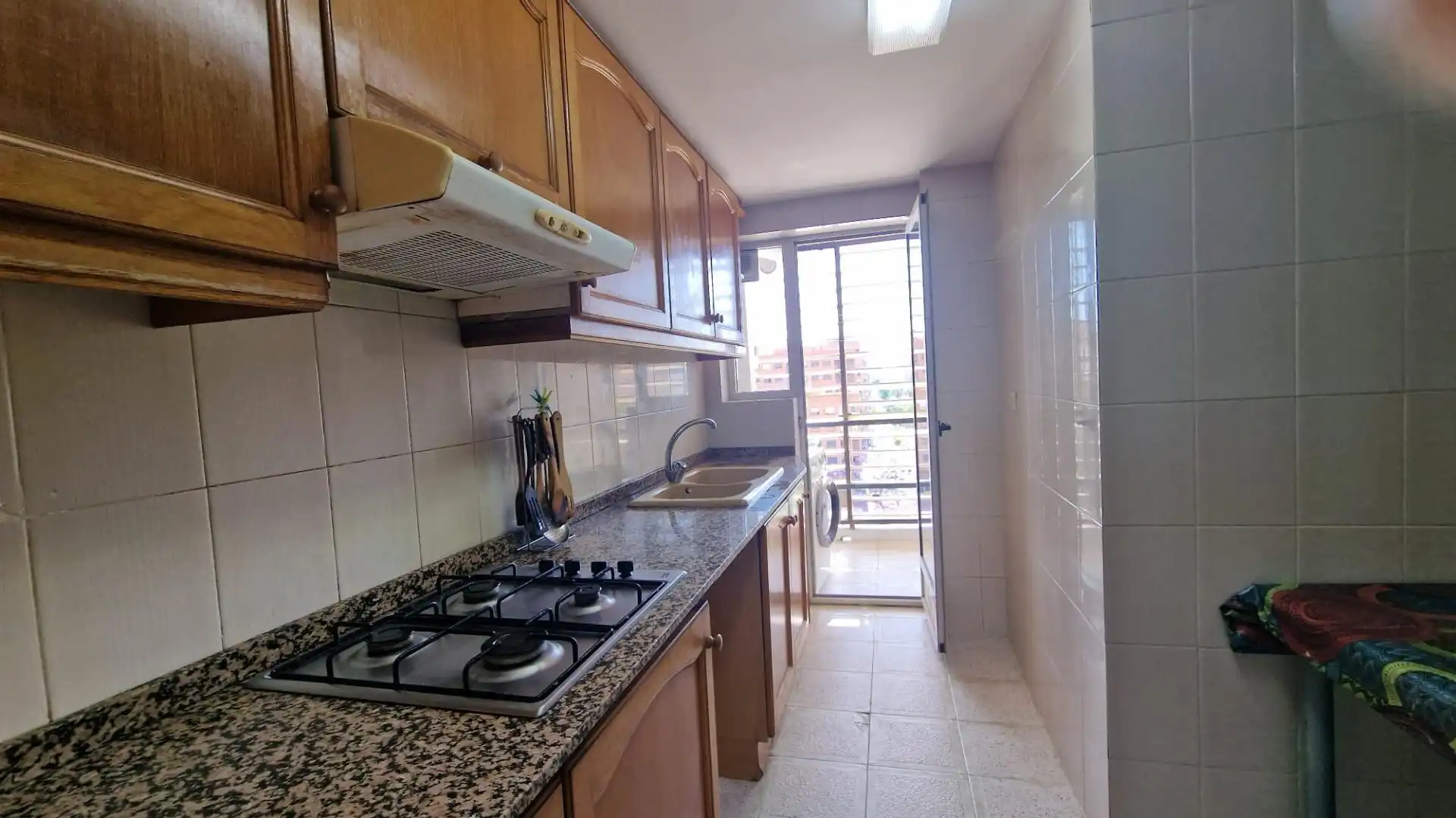 Kitchen of Flat for rent in Sax  with Furnished and Balcony