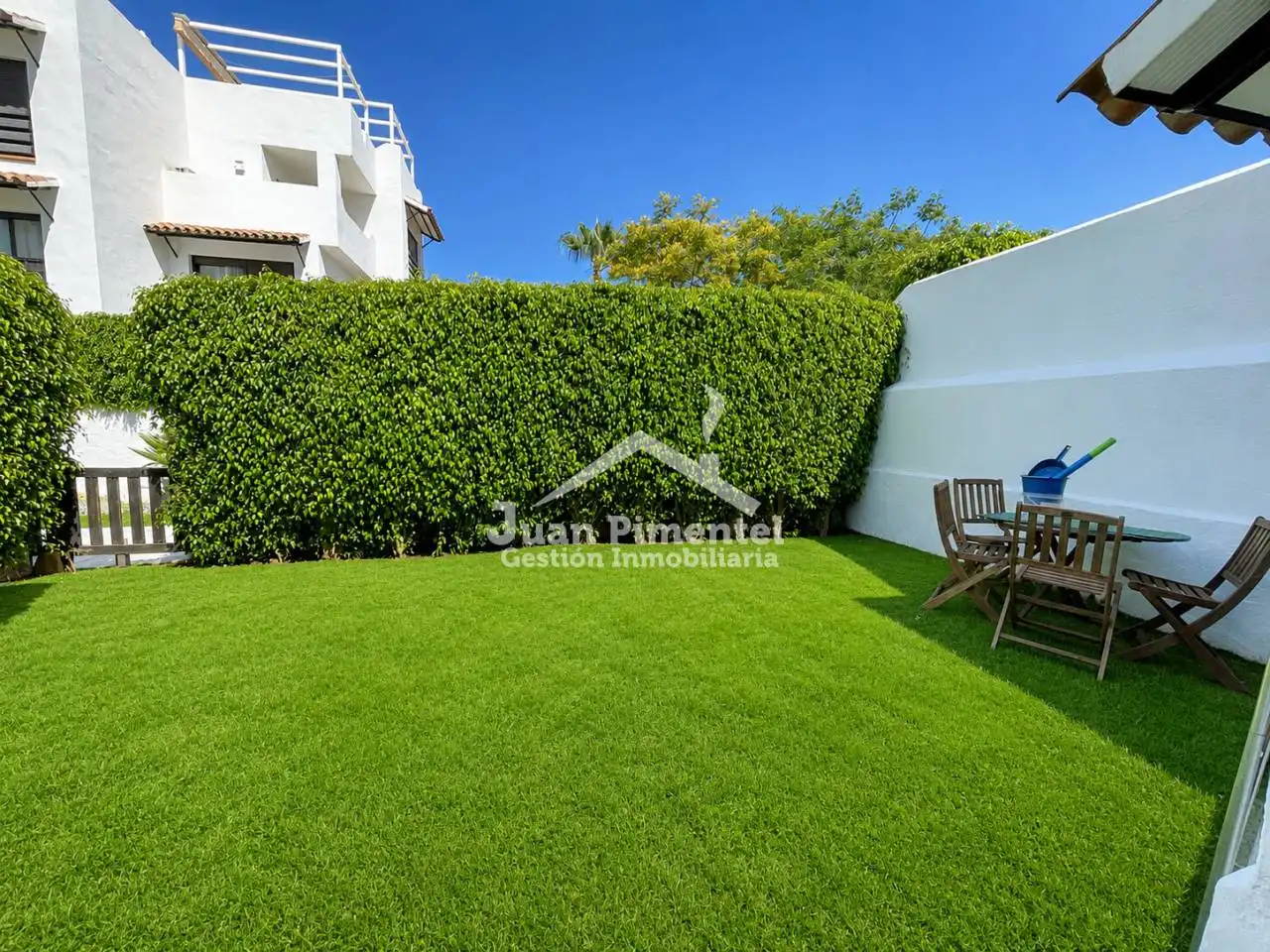 Jardí de Apartament en venda en Estepona amb Aire condicionat, Jardí privat i Terrassa