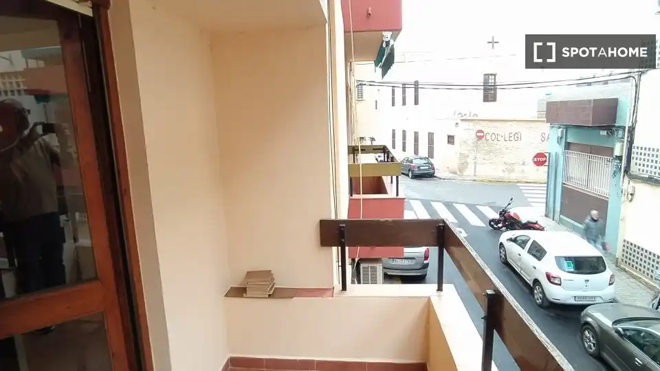Terraza de Piso de alquiler en Godella con Aire acondicionado, Calefacción y Amueblado