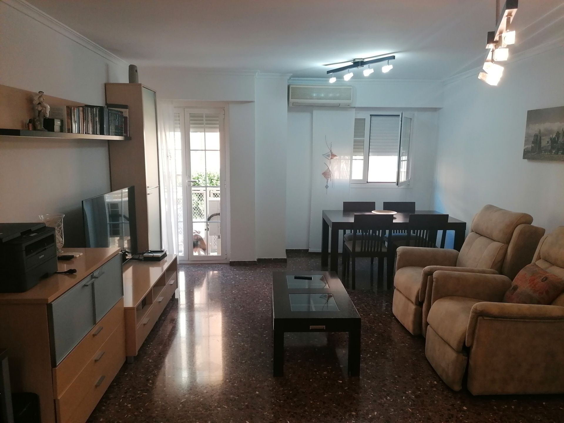Sala d'estar de Pis en venda en Alcàsser amb Aire condicionat, Calefacció i Moblat