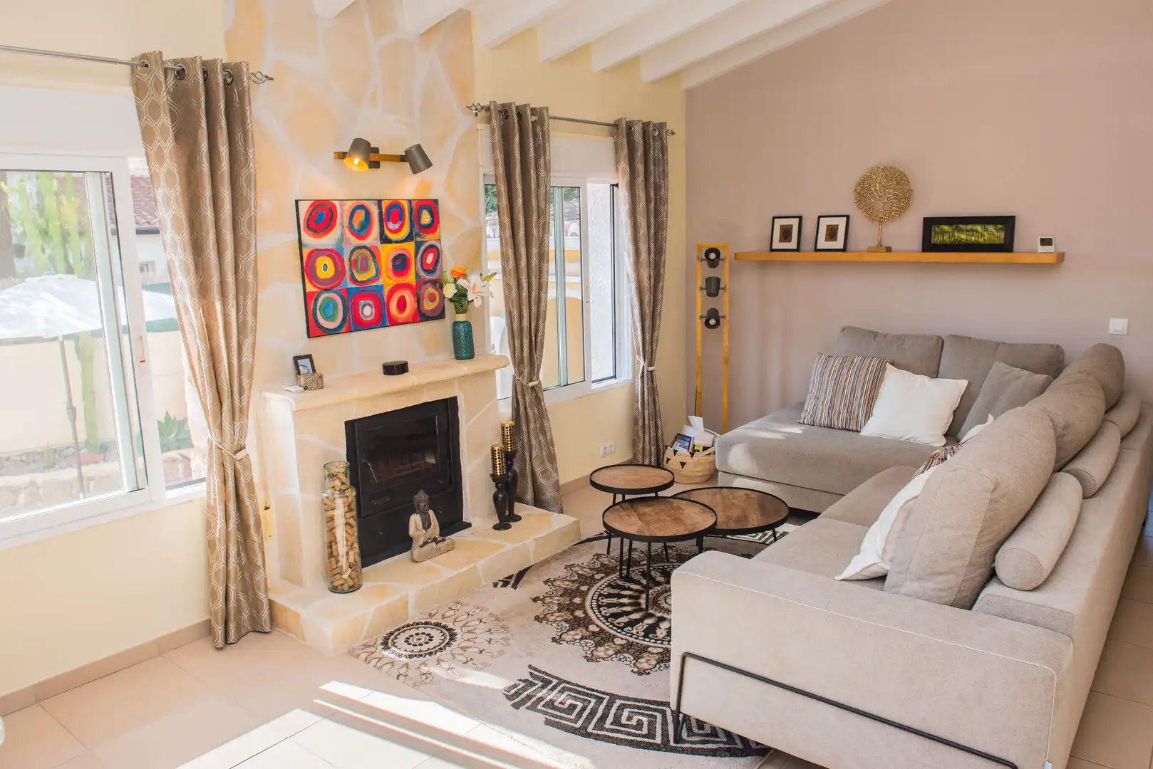 Sala de estar de Casa o chalet en venta en Jávea / Xàbia con Aire acondicionado, Calefacción y Terraza