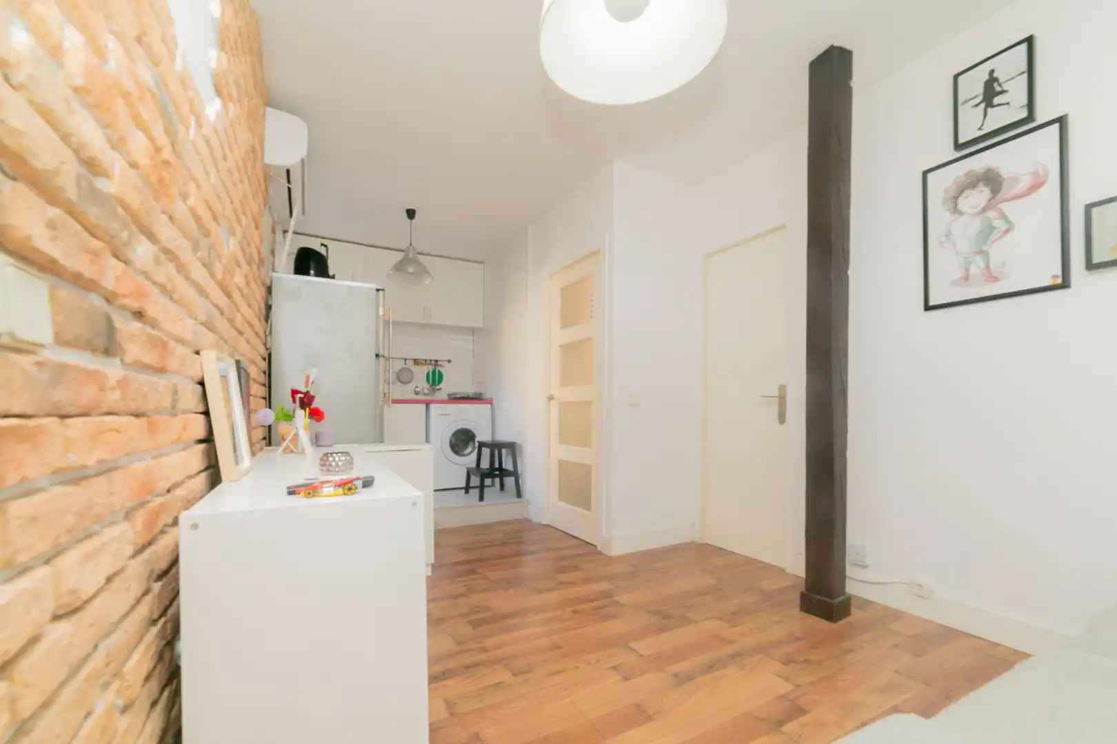 Cocina de Piso de alquiler en Madrid con Aire acondicionado, Calefacción y Amueblado