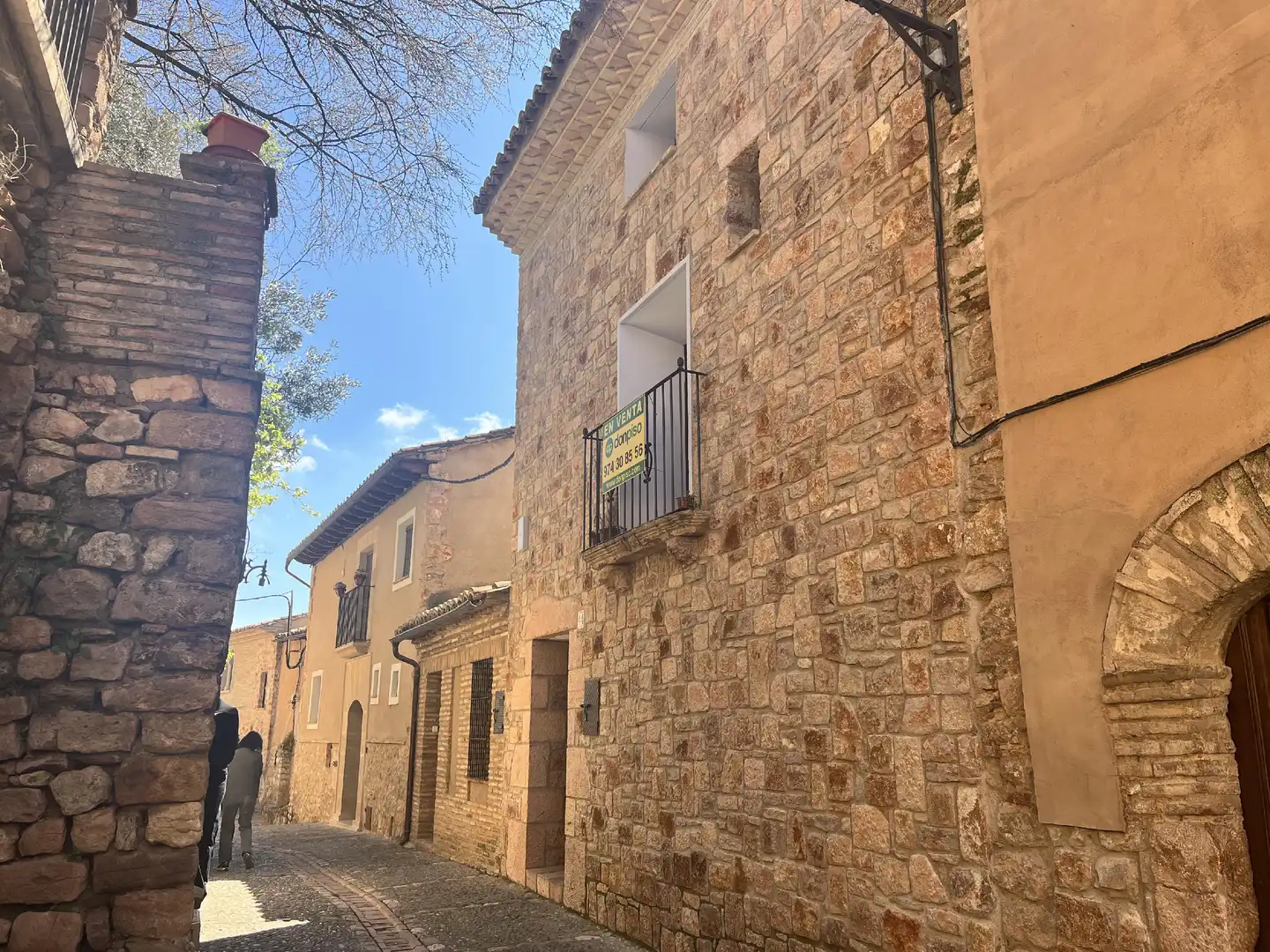 Vista exterior de Casa o chalet en venta en Alquézar con Calefacción y Terraza