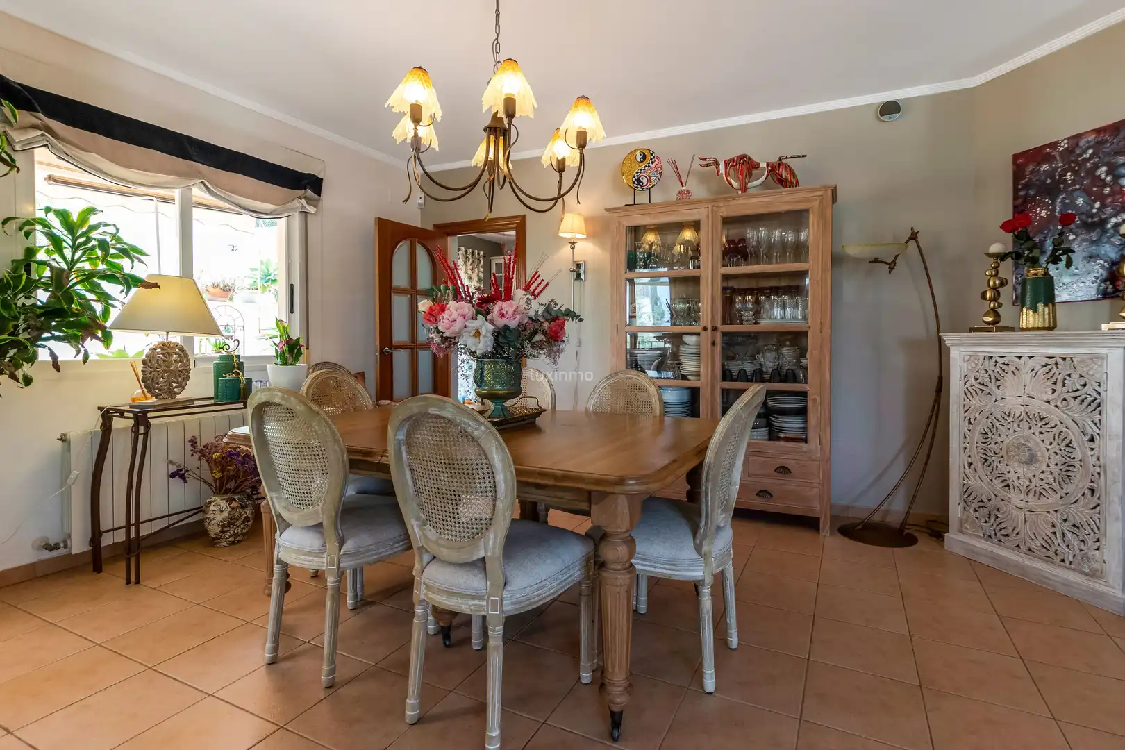 Dining room of Houses for sale in L'Alfàs del Pi  with Air Conditioner, Heating and Terrace