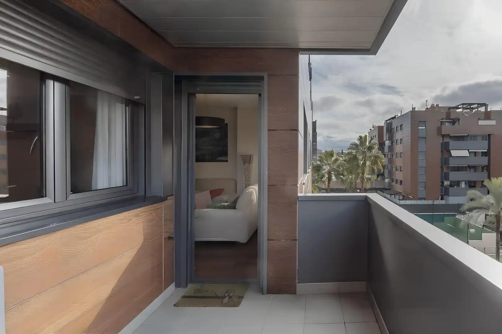 Schlafzimmer von Wohnung zum Verkauf in Granada mit Heizung, Privatgarten und Balkon