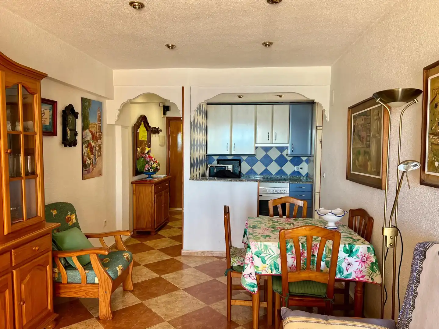 Cocina de Piso en venta en Benidorm con Aire acondicionado, Terraza y Amueblado