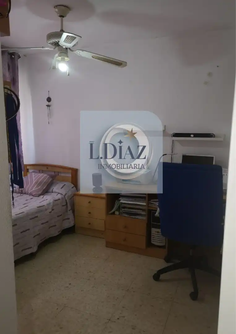 Bedroom of Flat for sale in Málaga  with Heating, Terrace and Furnished