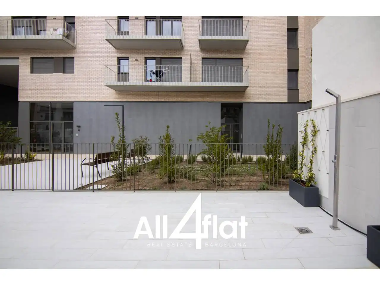 Terrasse von Wohnung zur Miete in Barcelona mit Klimaanlage, Heizung und Parkett