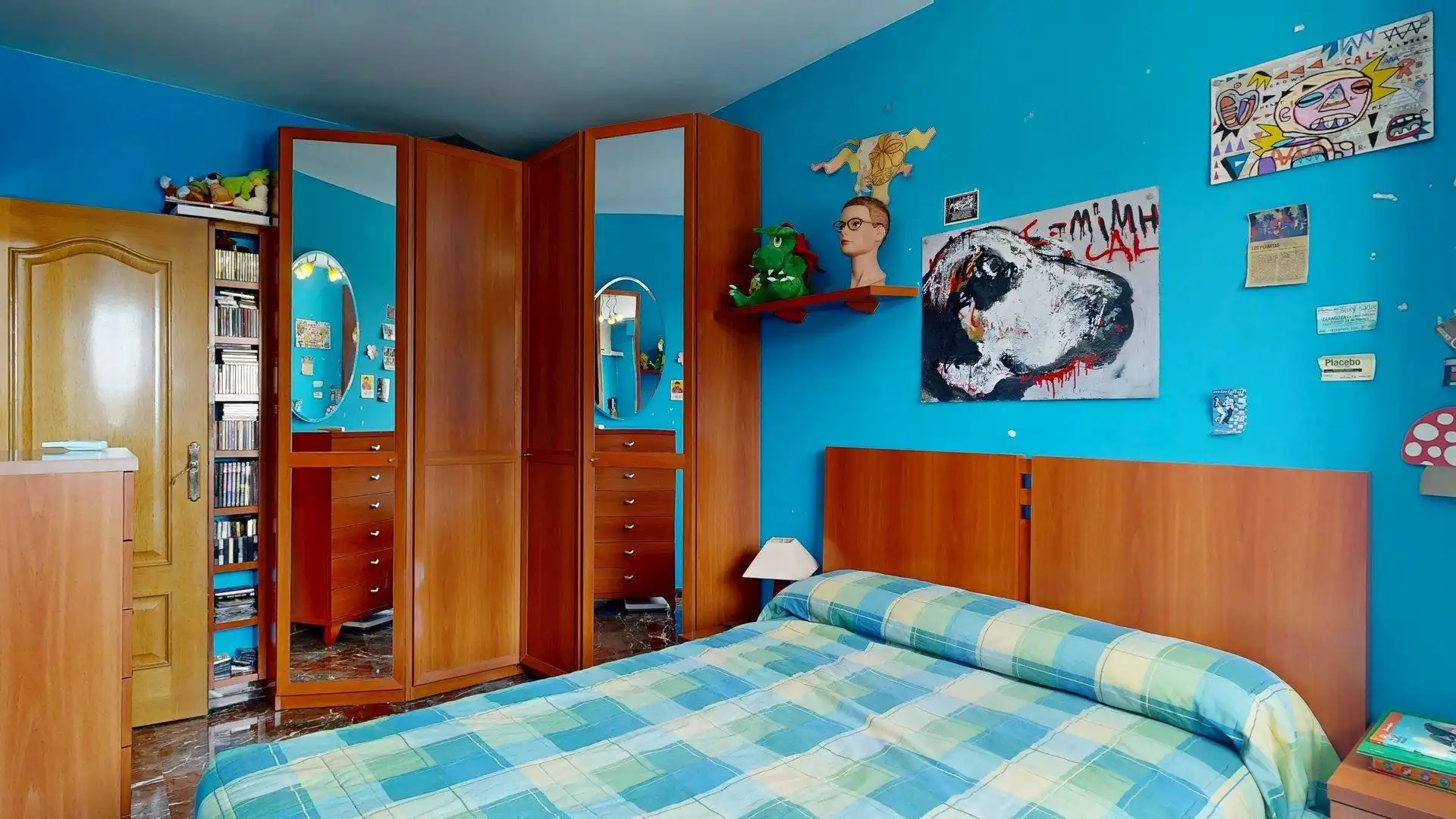 Habitación de Casa adosada en venta en Zaragoza con Aire acondicionado, Calefacción y Terraza
