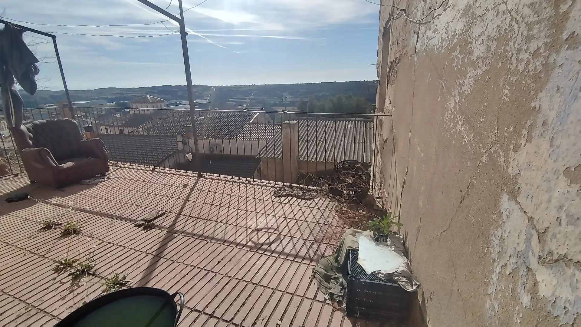 Terraza de Finca rústica en venta en Castillonroy con Jardín privado