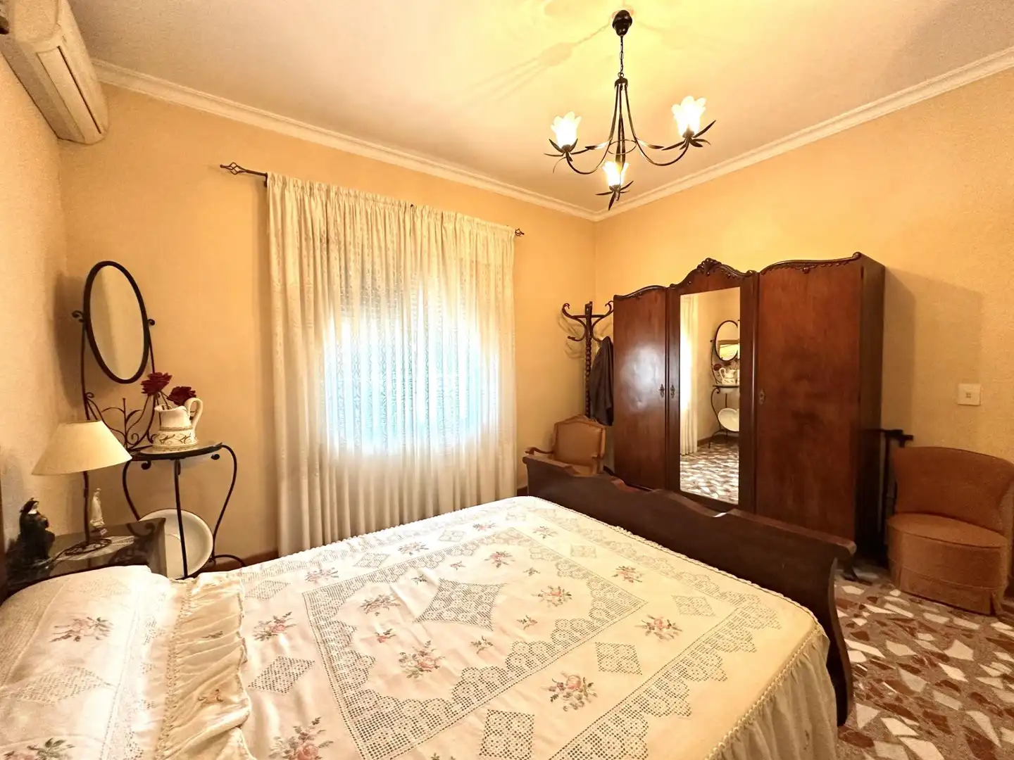 Schlafzimmer von Country house zum Verkauf in Lorca mit Klimaanlage und Privatgarten