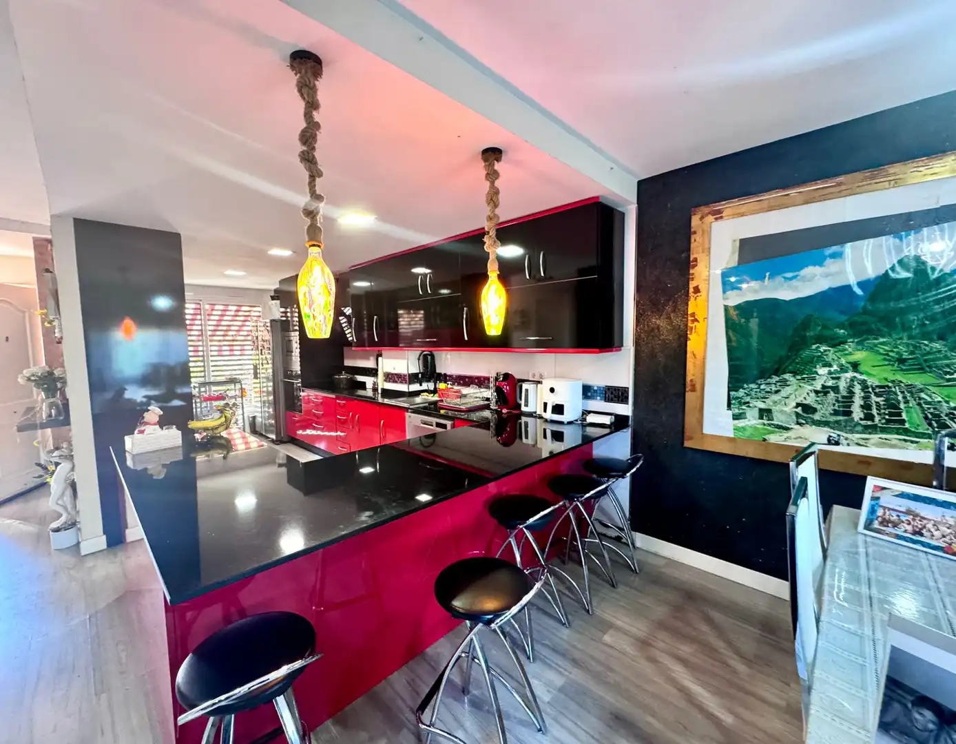 Cocina de Casa adosada en venta en Rivas-Vaciamadrid con Aire acondicionado, Calefacción y Jardín privado