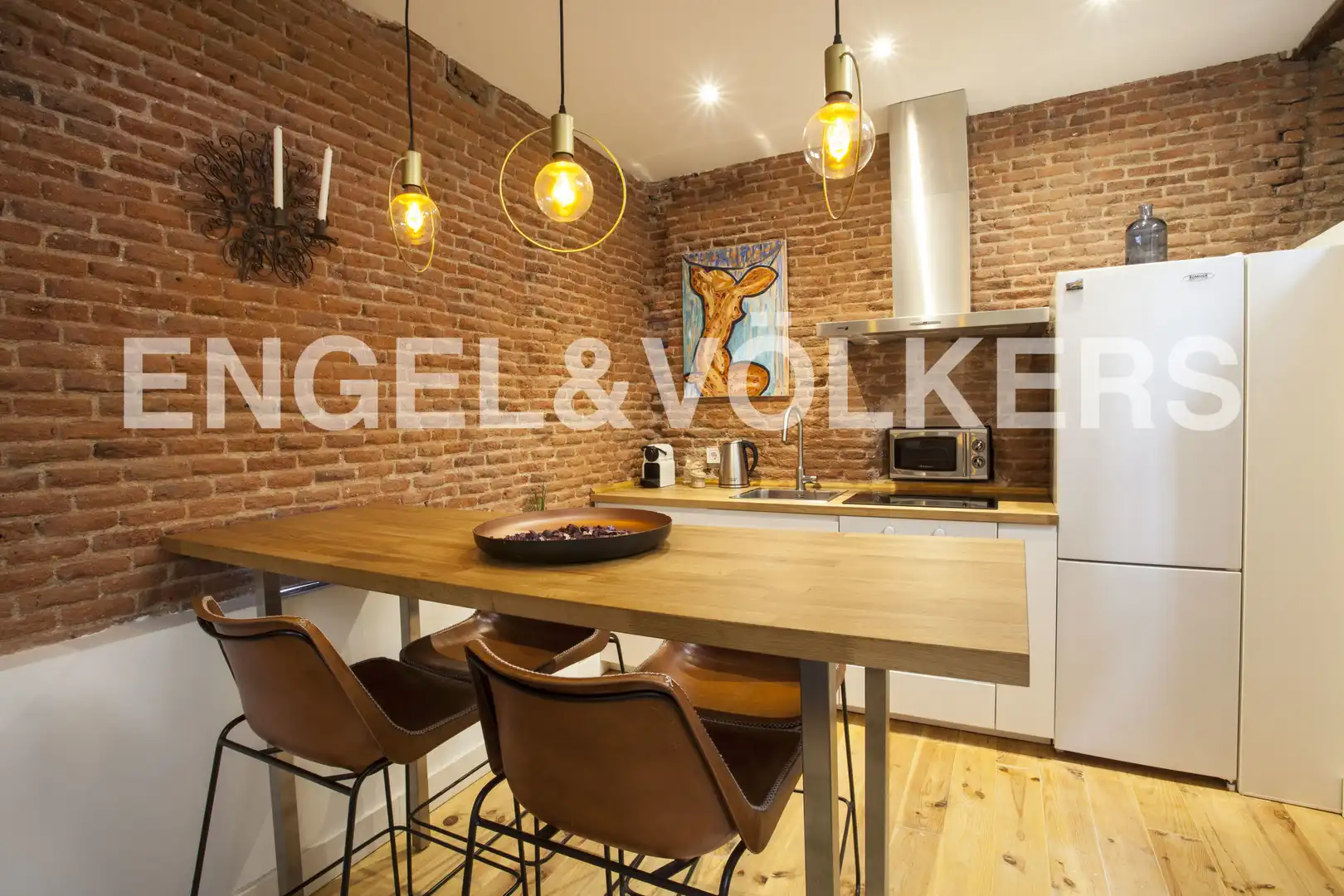 Küche von Wohnung zum Verkauf in Madrid mit Klimaanlage und Heizung