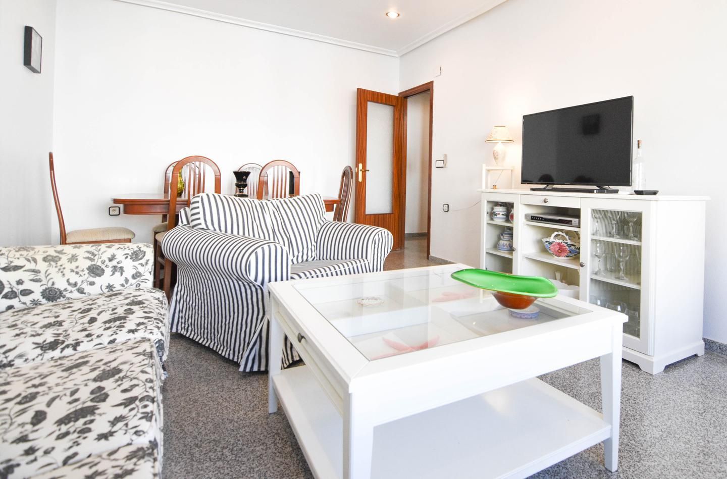 Living room of Flat for sale in Santa Pola  with Air Conditioner and Furnished