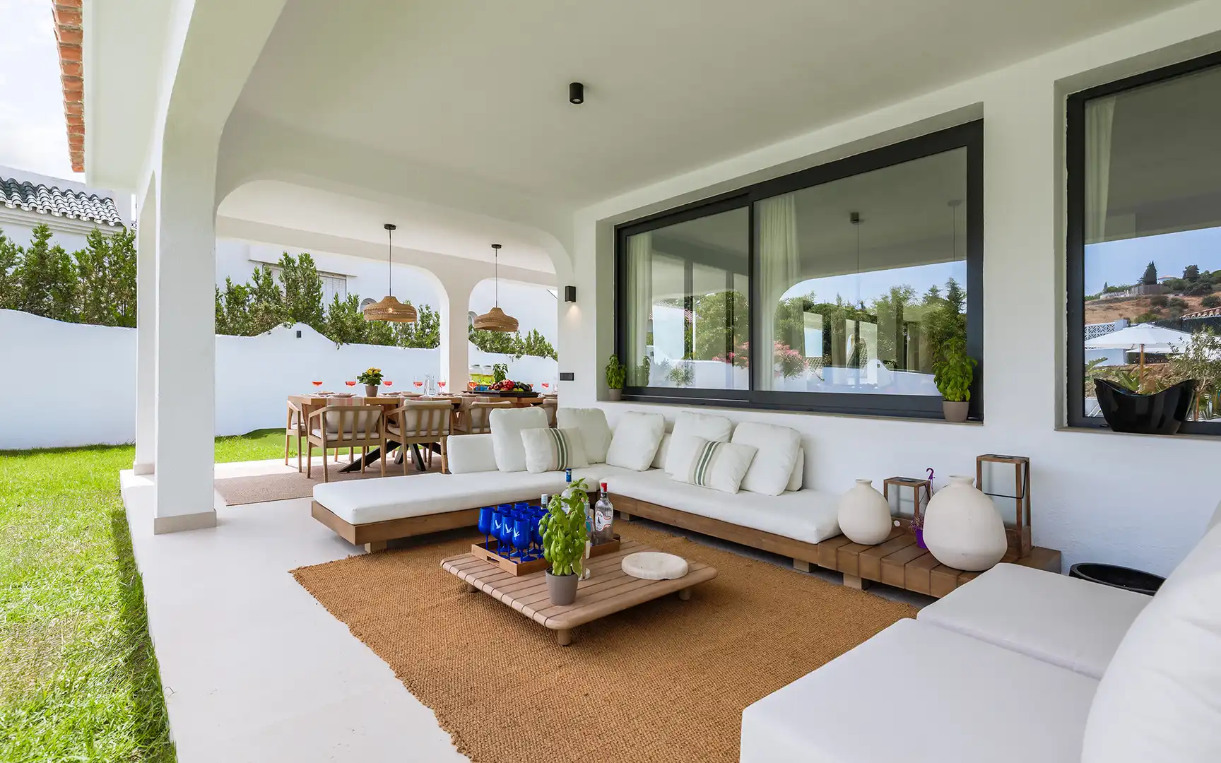 Terraza de Casa o chalet en venta en Marbella con Aire acondicionado, Jardín privado y Terraza