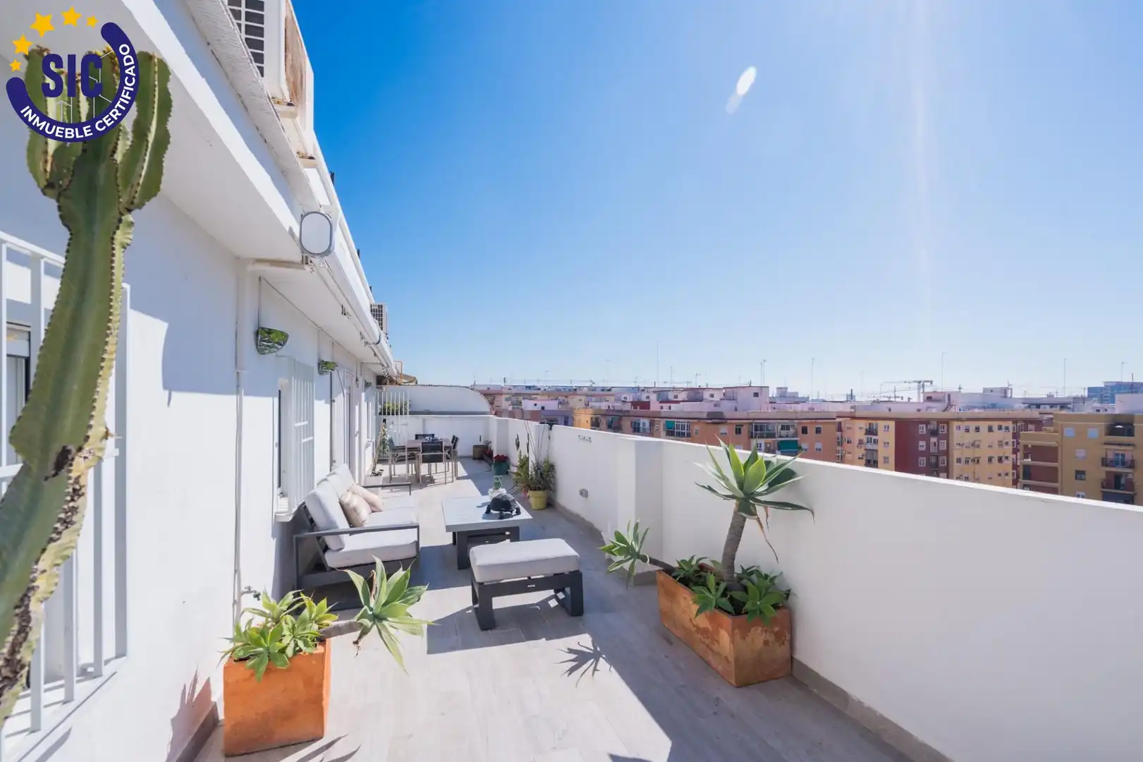 Terraza de Ático en venta en Valencia con Aire acondicionado, Calefacción y Parquet