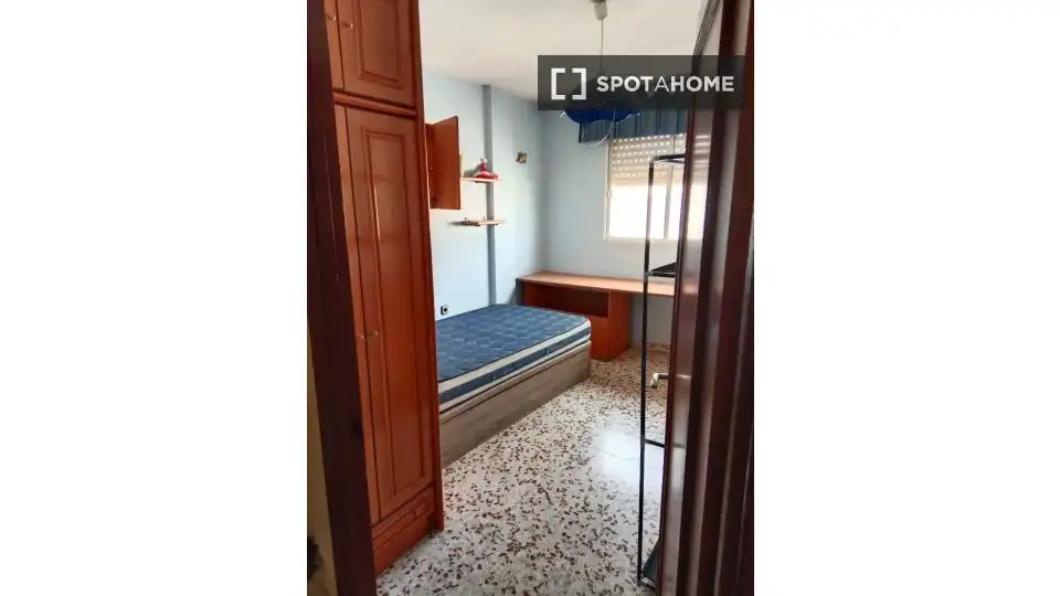 Bedroom of Flat for rent in Cartagena  with Air Conditioner, Heating and Furnished