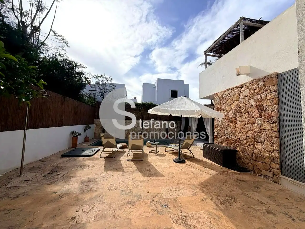 Terrace of Detached homes for rent in Níjar  with Air Conditioner, Heating and Private garden