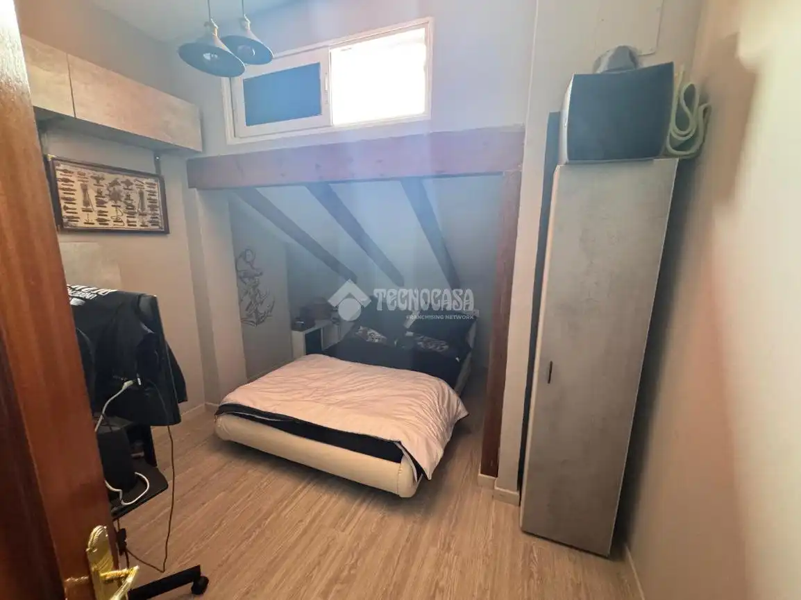 Bedroom of Flat for sale in Gijón   with Furnished