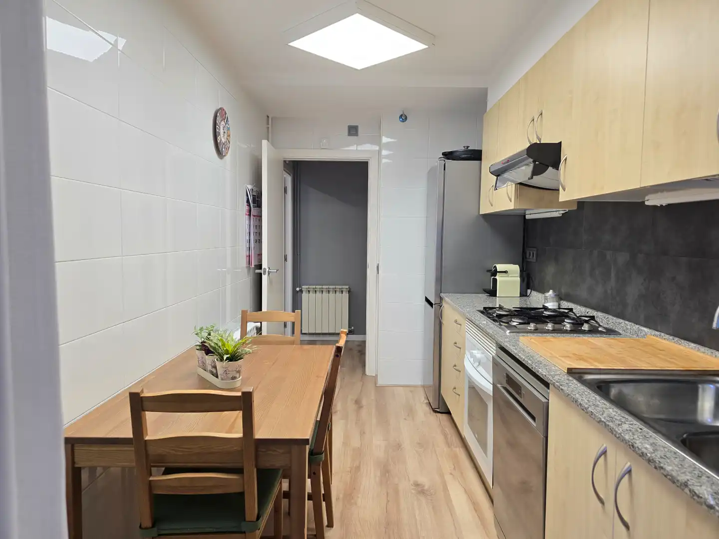 Cocina de Piso en venta en Sabadell con Calefacción, Parquet y Terraza