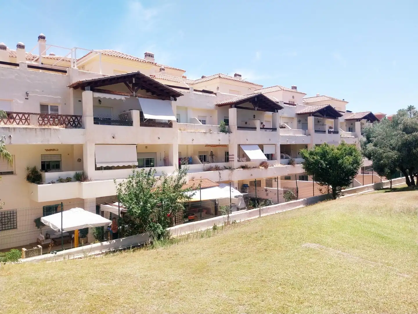 Exterior view of Ground floor for sale in Benalmádena  with Air Conditioner, Heating and Private garden