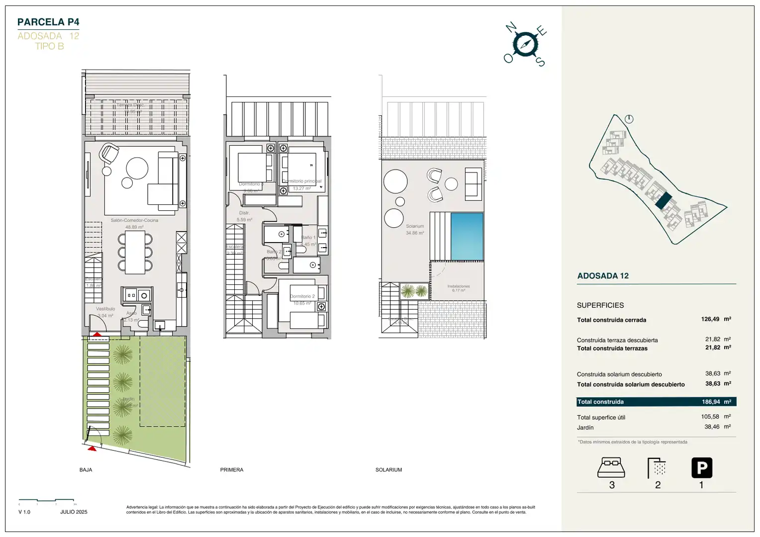Neubau-Reihenhaus mit Pool zum Verkauf in Avenida de Guaro 10B, imagen 25