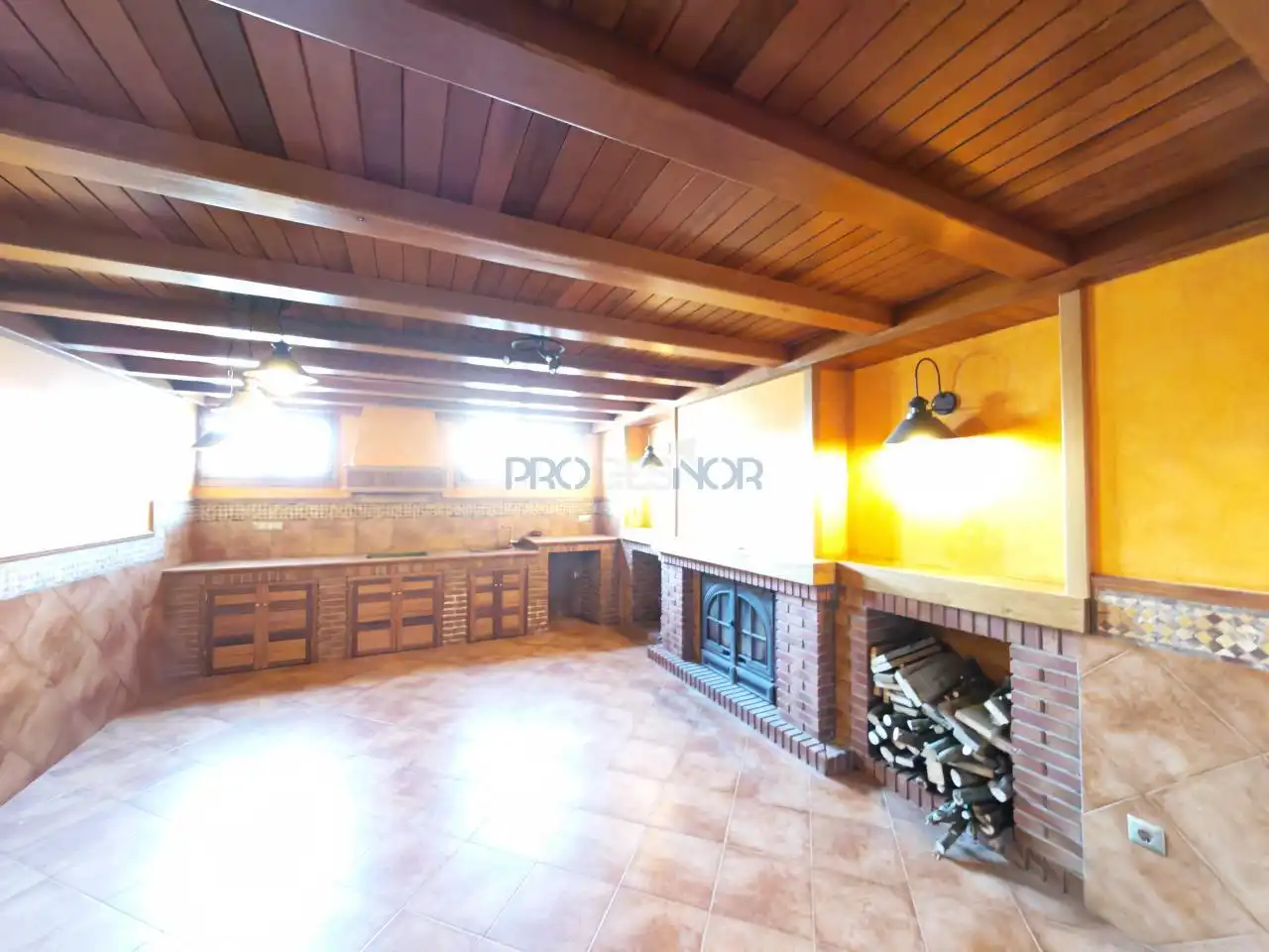Sala de estar de Casa o chalet en venta en Sariegos con Calefacción, Jardín privado y Terraza