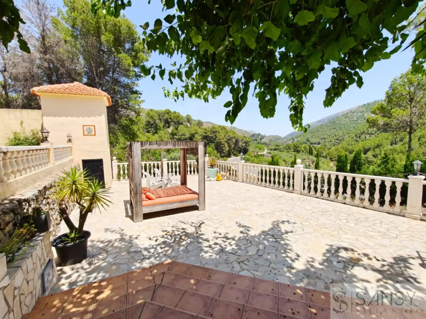 Terrasse von Haus oder Chalet zum Verkauf in Castell de Castells mit Klimaanlage, Terrasse und Abstellraum