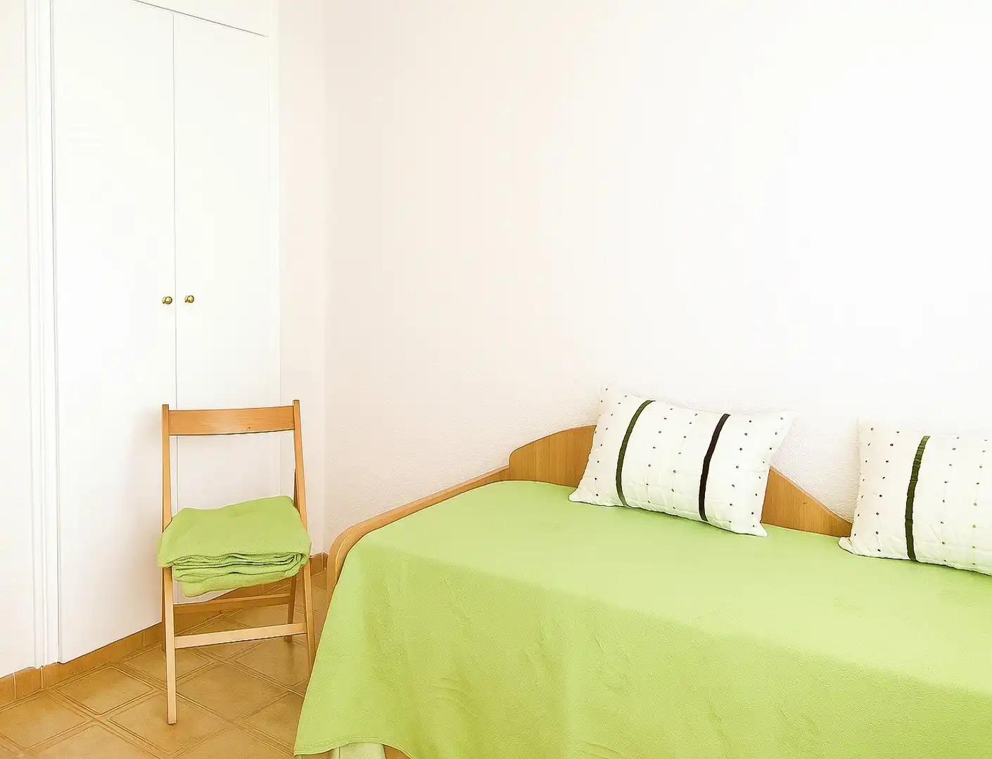 Dormitori de Apartament de lloguer en Peñíscola / Peníscola amb Aire condicionat, Calefacció i Terrassa