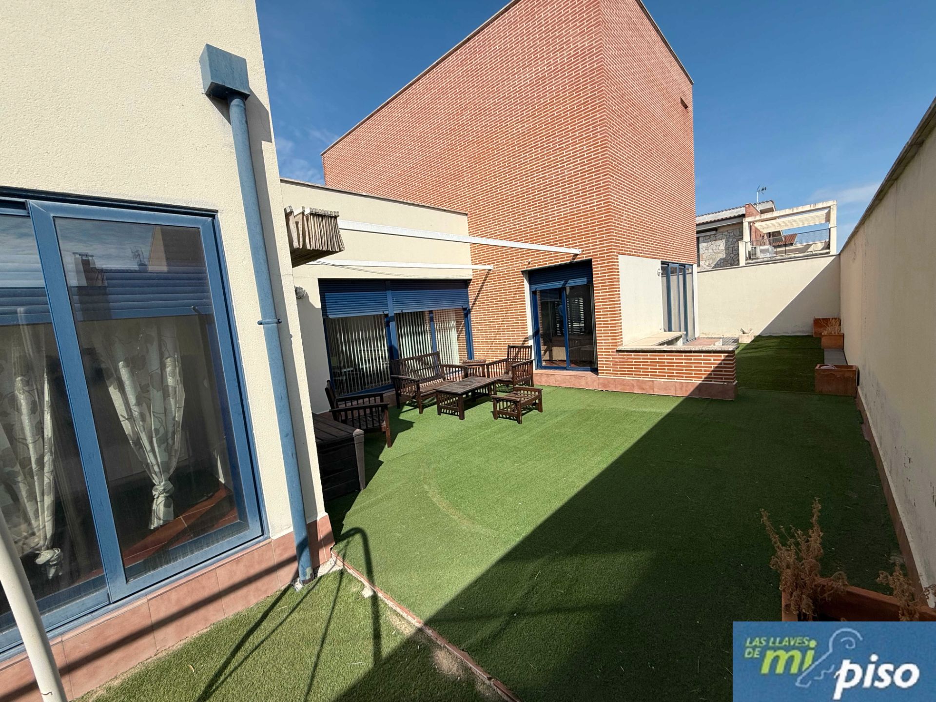Terrace of Single-family semi-detached for sale in Cabezón de Pisuerga  with Air Conditioner, Heating and Private garden