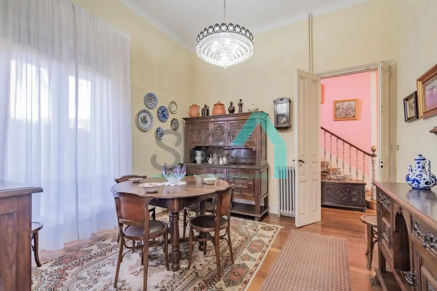 Dining room of Houses for sale in Pravia  with Heating, Private garden and Parquet flooring