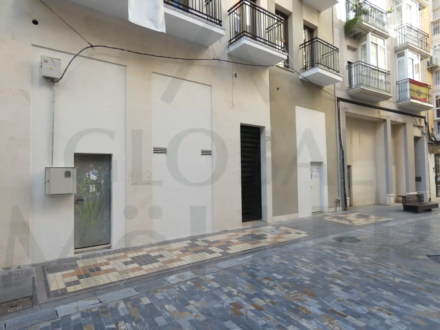 Vista exterior de Local de alquiler en Cartagena