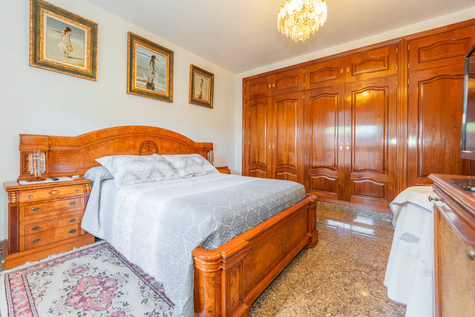 Bedroom of Houses for sale in San Sebastián de los Reyes  with Air Conditioner, Heating and Private garden