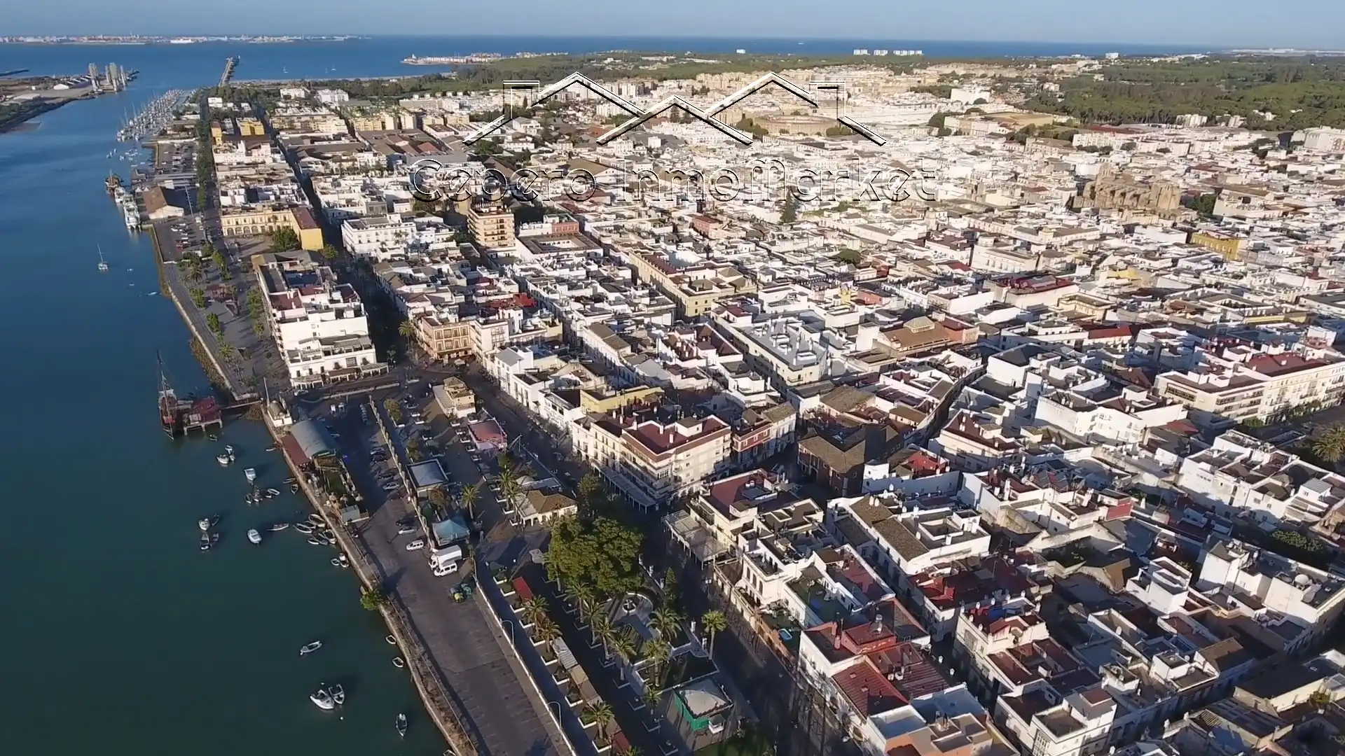 Vista exterior de Pis en venda en El Puerto de Santa María amb Aire condicionat, Terrassa i Forn