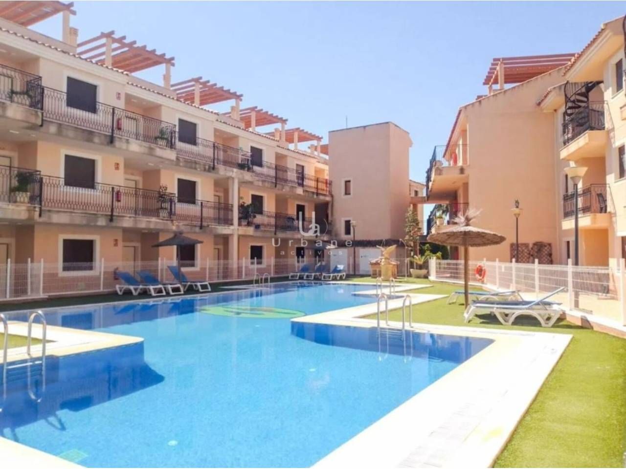 Swimming pool of Flat for sale in Águilas  with Air Conditioner, Terrace and Balcony