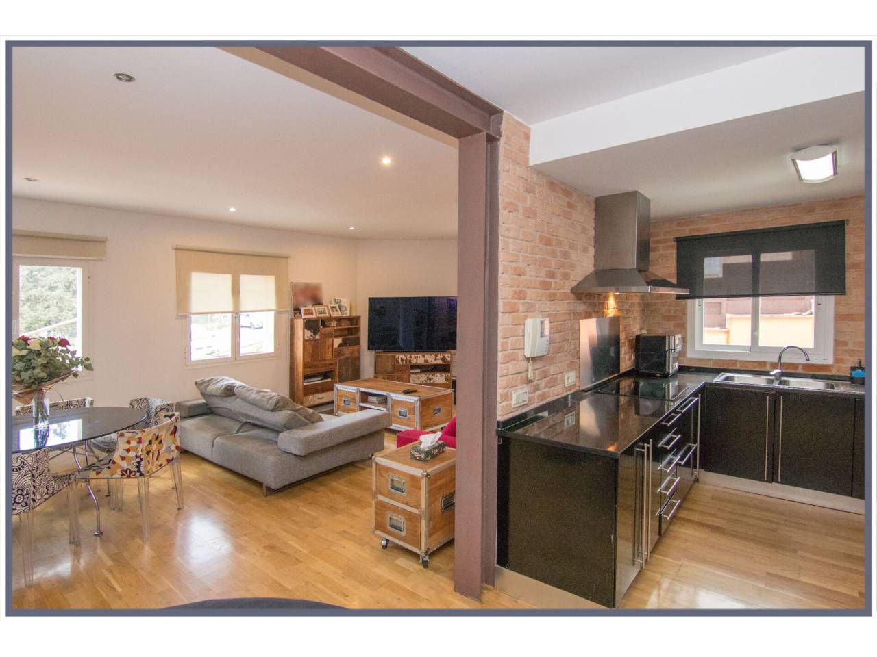 Kitchen of Single-family semi-detached for sale in Inca  with Air Conditioner, Heating and Private garden