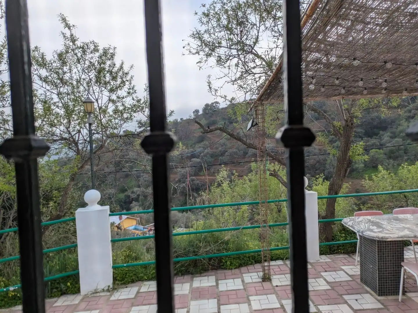 Terrace of Country homes for sale in Málaga
