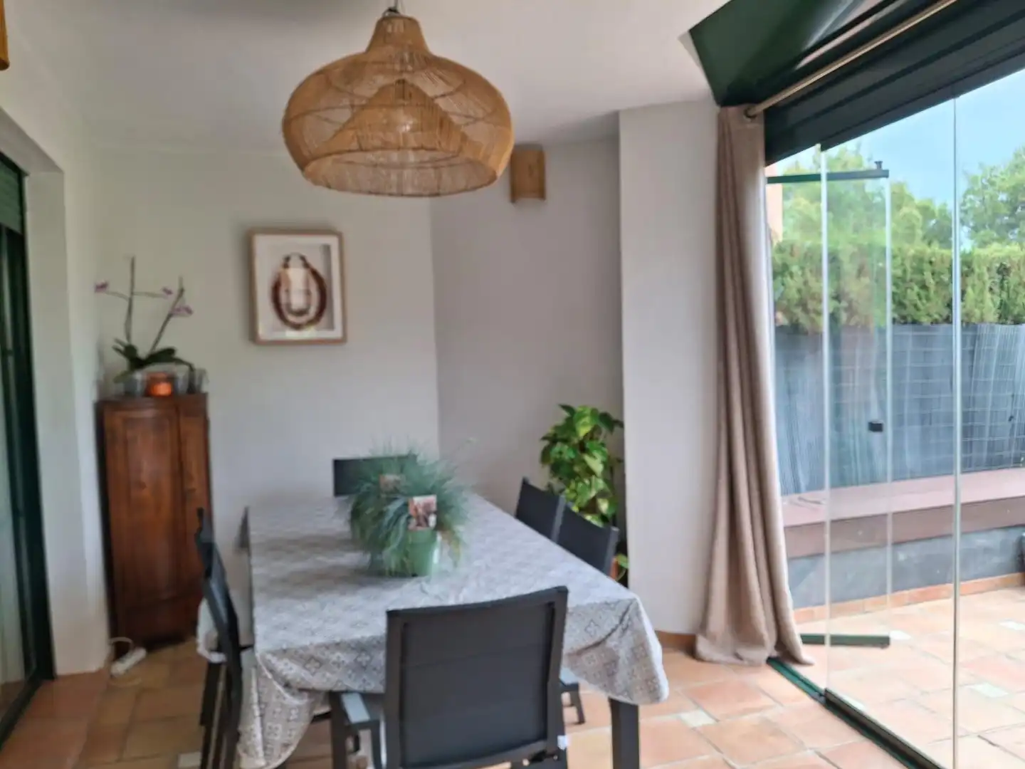 Esszimmer von Erdgeschoss zum Verkauf in Finestrat mit Klimaanlage, Privatgarten und Terrasse