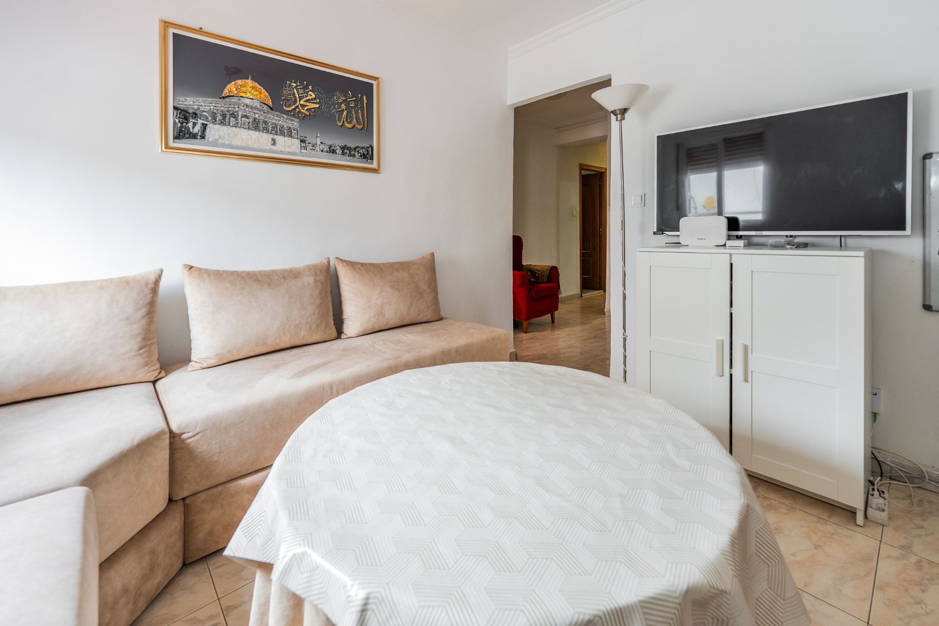 Bedroom of Flat for sale in  Madrid Capital  with Heating, Terrace and Furnished