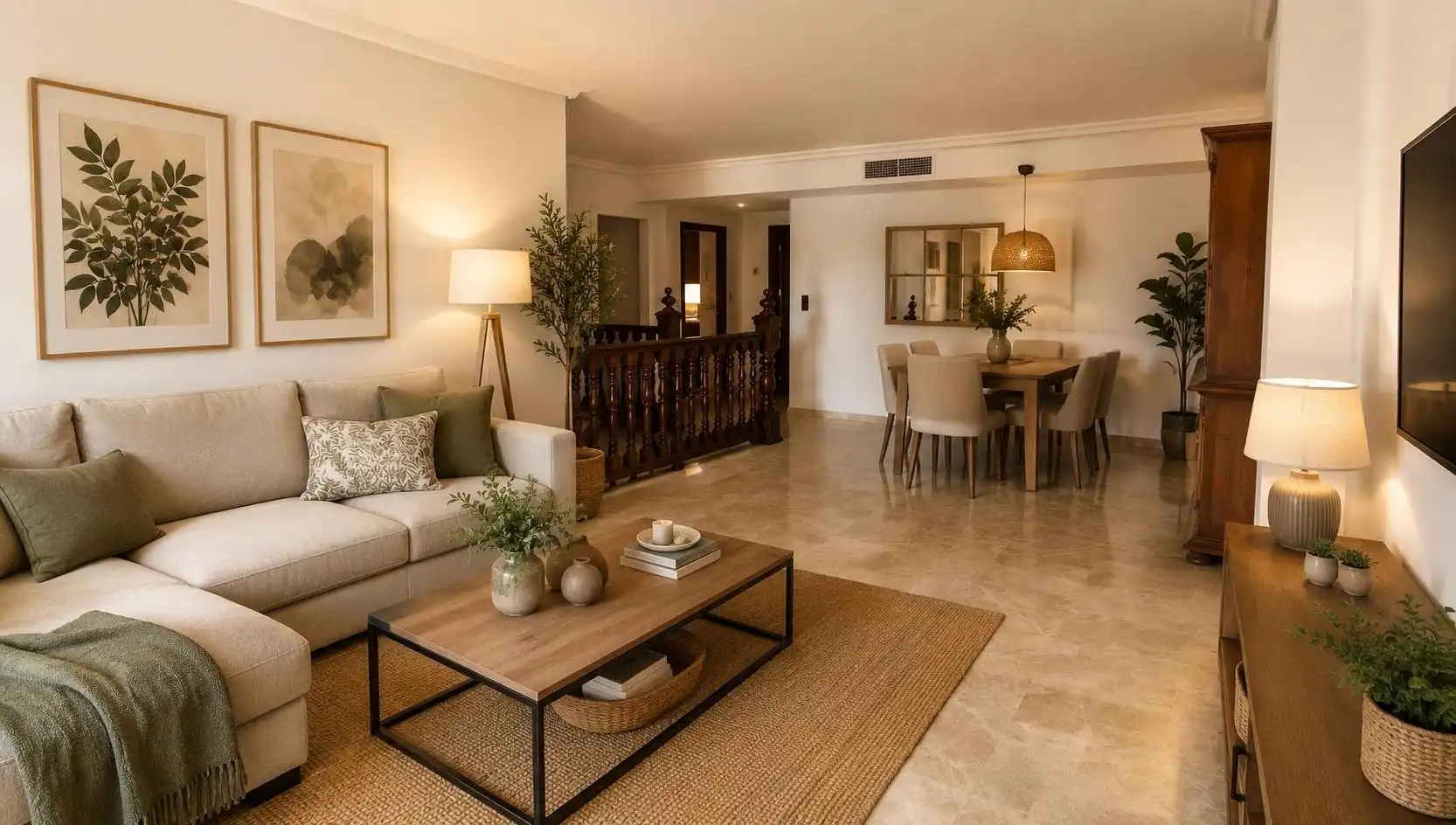 Sala de estar de Ático en venta en Córdoba con Aire acondicionado, Calefacción y Terraza