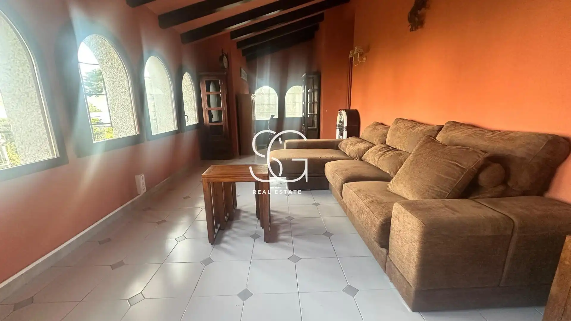 Living room of Houses for sale in Roda de Berà  with Heating, Private garden and Terrace