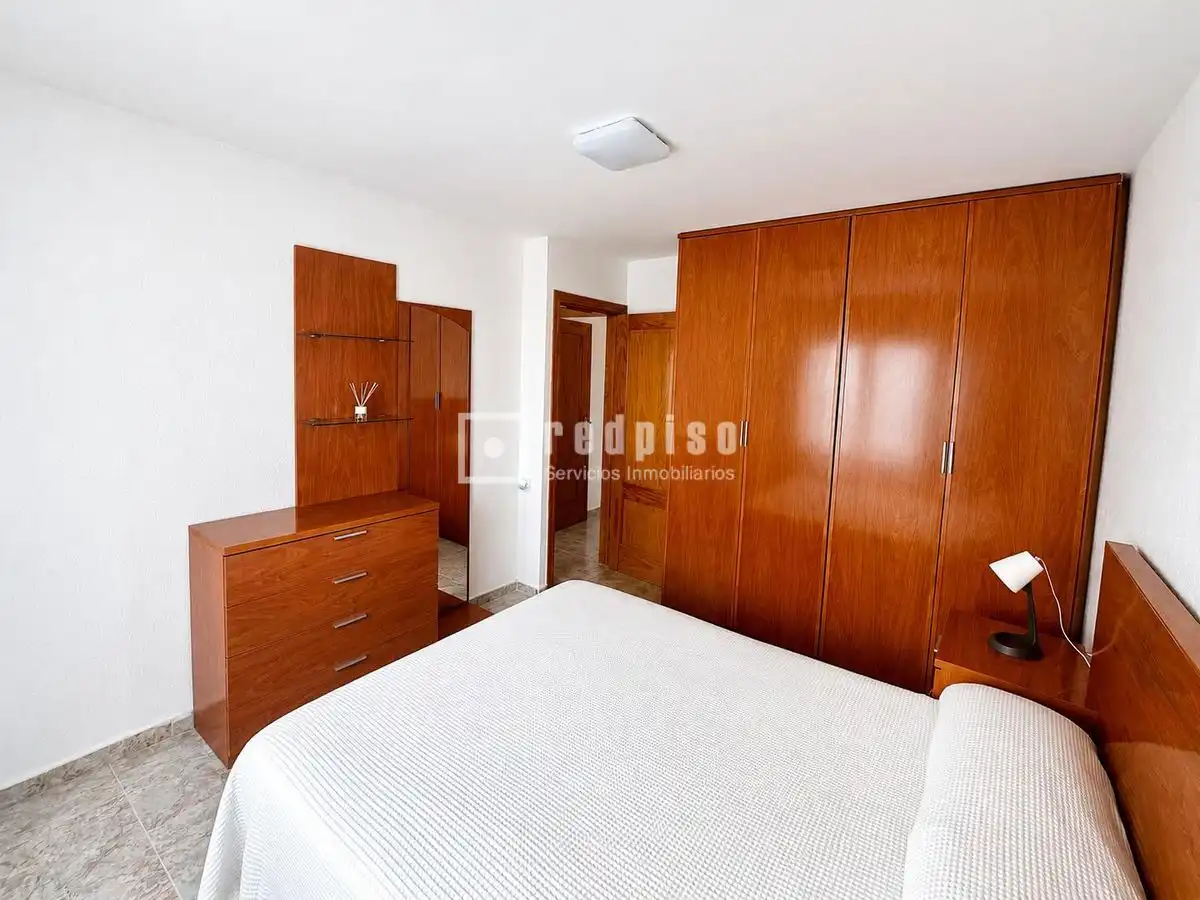 Schlafzimmer von Wohnung zur Miete in Torremolinos mit Klimaanlage, Terrasse und Möbliert