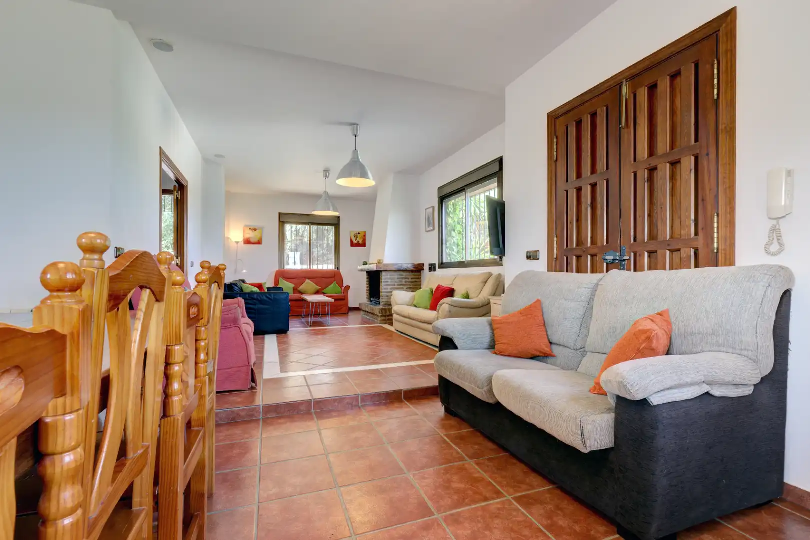 Living room of Country homes for sale in Ronda  with Private garden, Terrace and Swimming Pool