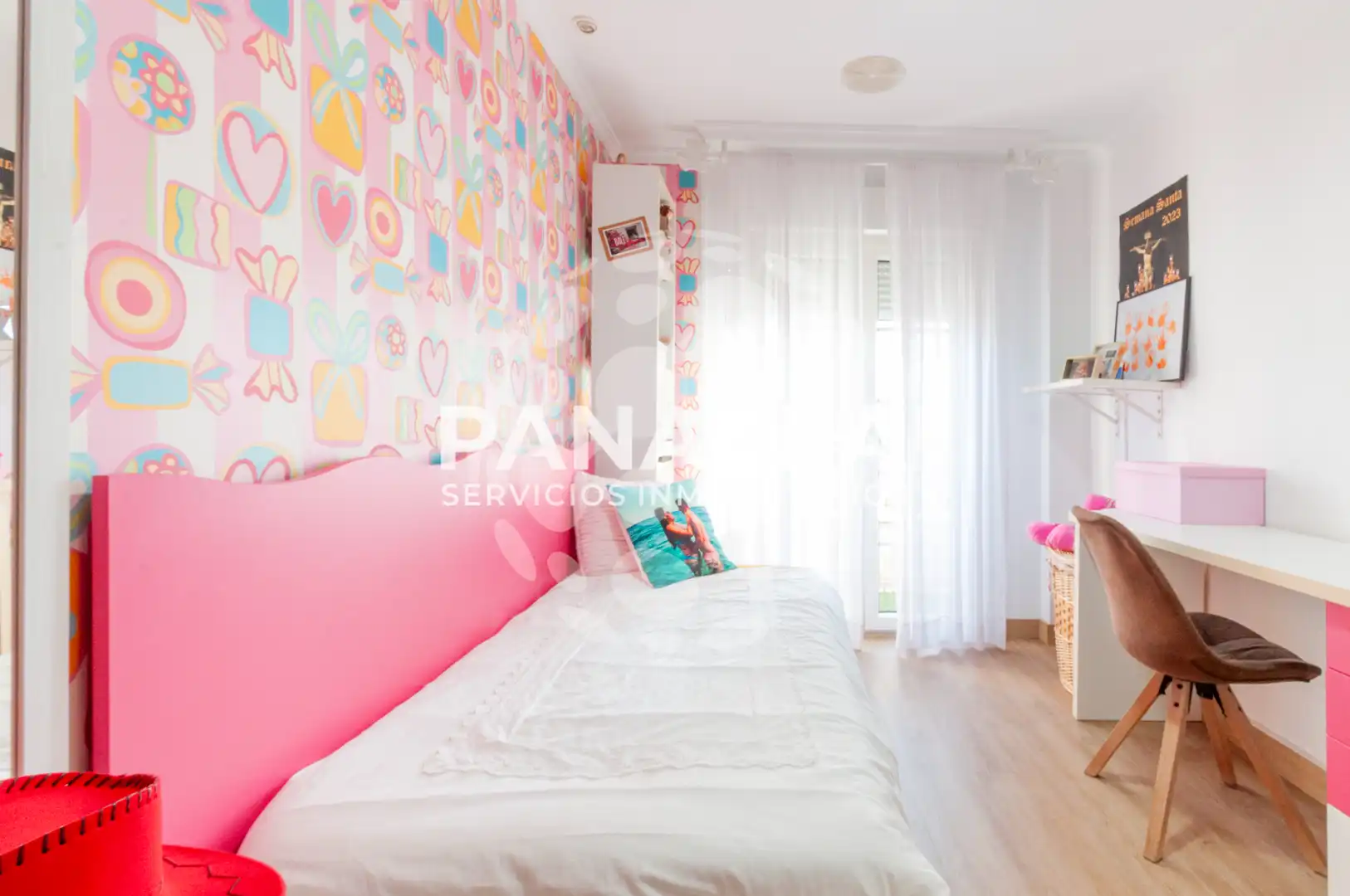 Bedroom of Flat for sale in Roquetas de Mar  with Air Conditioner, Furnished and Oven