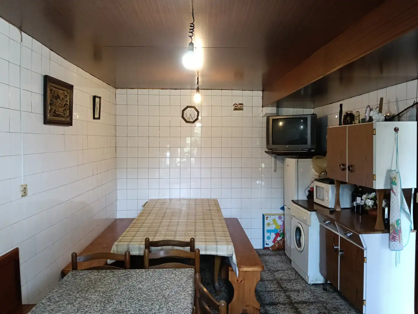 Cocina de Casa adosada en venta en Vilasantar con Jardín privado